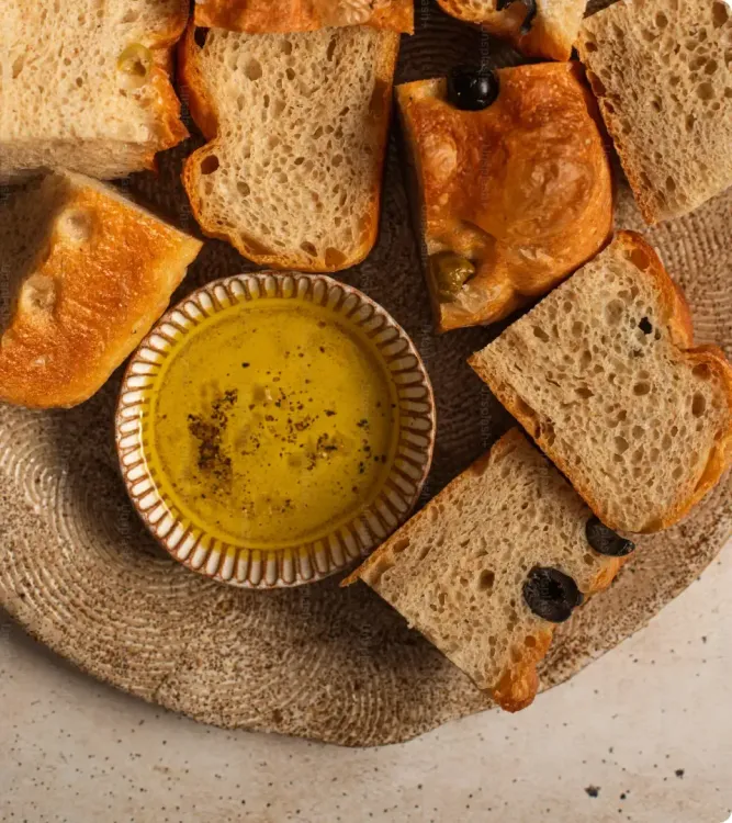 Хлеб и оливковое масло